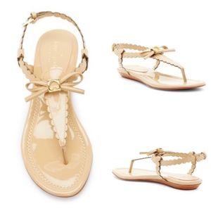 Kate Spade • Talan Powder Patent Leather Sandals 7